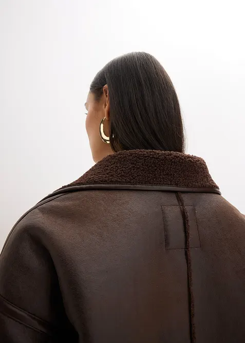 Giacca di montone sintetico, bonprix