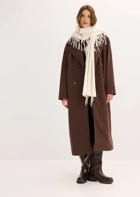 Cappotto oversize in simil lana, bonprix
