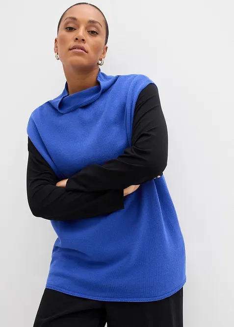 Gilet in maglia di puro cotone, bonprix