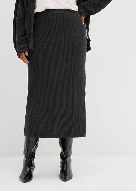 Gonna in maglia di puro cotone, bonprix