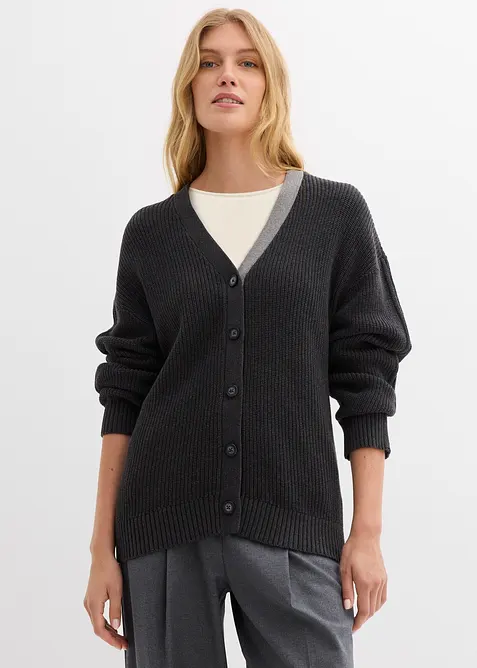 Cardigan in puro cotone, bonprix