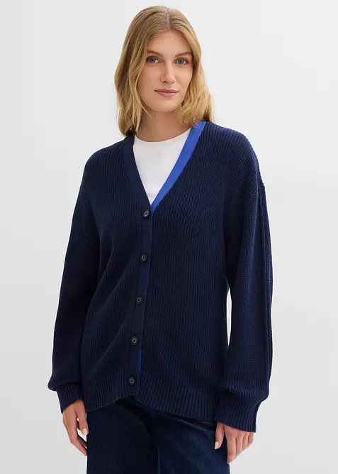 Cardigan in puro cotone, bonprix