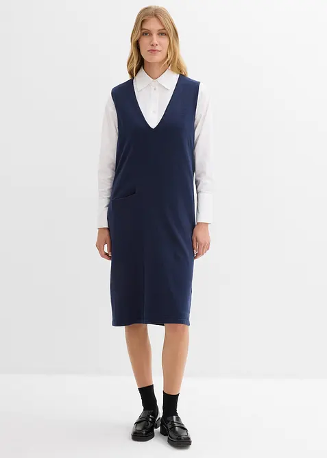 Abito in maglia di puro cotone, bonprix