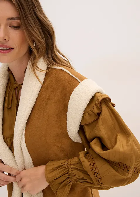 Gilet in pelliccia sintetica, bonprix