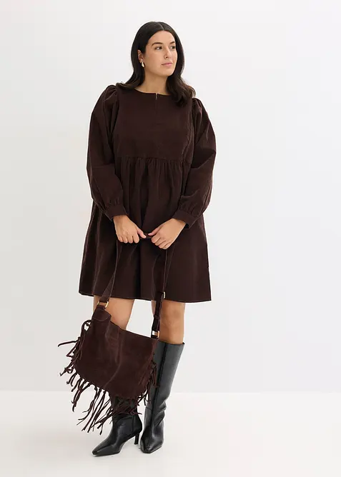 Abito in velluto a coste di cotone, bonprix