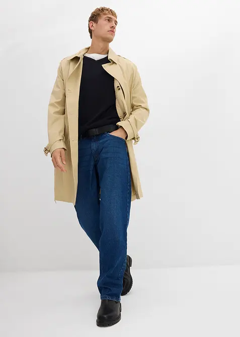 Maglione in filato fine con lana merino, bonprix