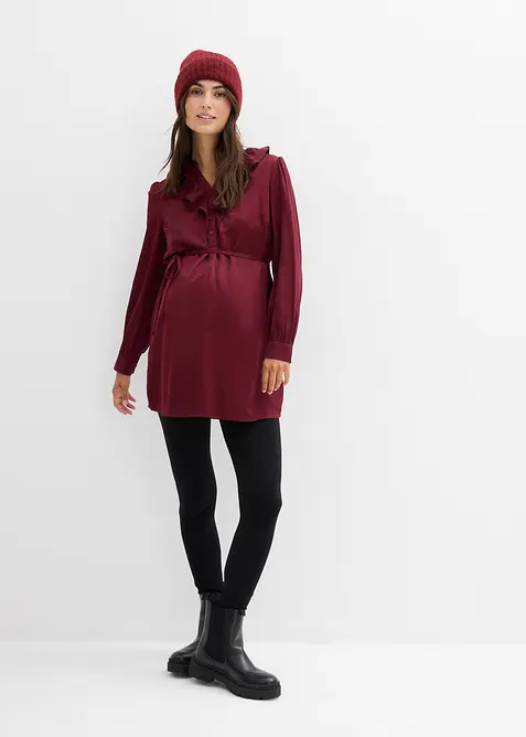 Blusa prémaman in morbido satin, bonprix
