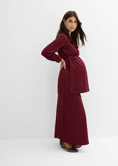 Gonna prémaman in satin, bonprix