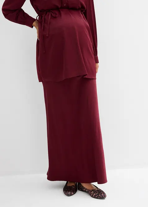 Gonna prémaman in satin, bonprix