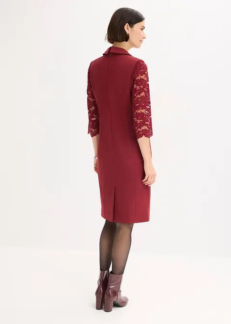 Abito stile blazer con maniche in pizzo, bonprix