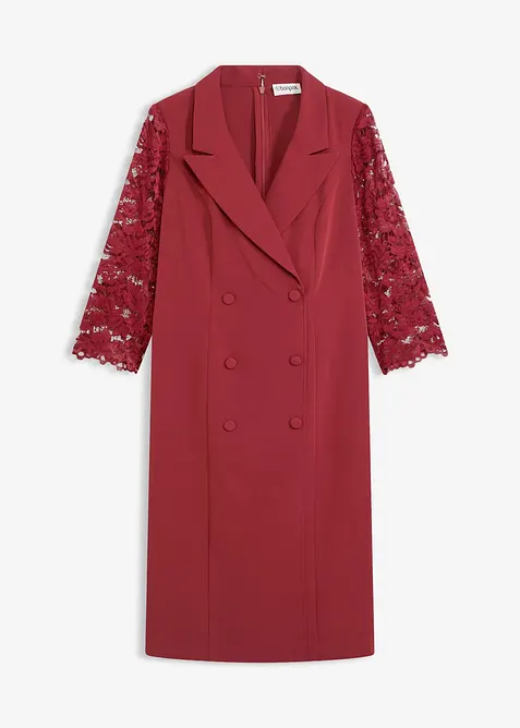 Abito stile blazer con maniche in pizzo, bonprix
