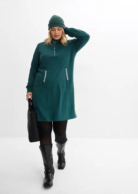 Abito in felpa morbida, bonprix