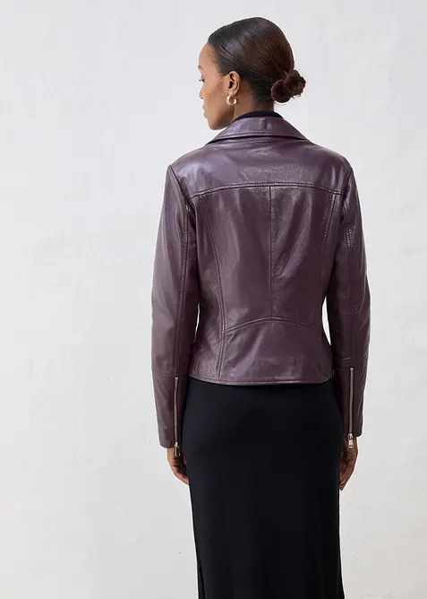 Giacca biker in nappa, bonprix