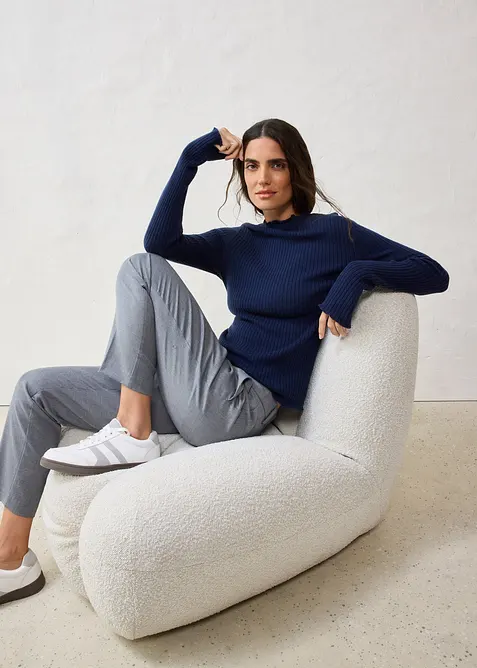 Maglione in finissima lana merino, bonprix