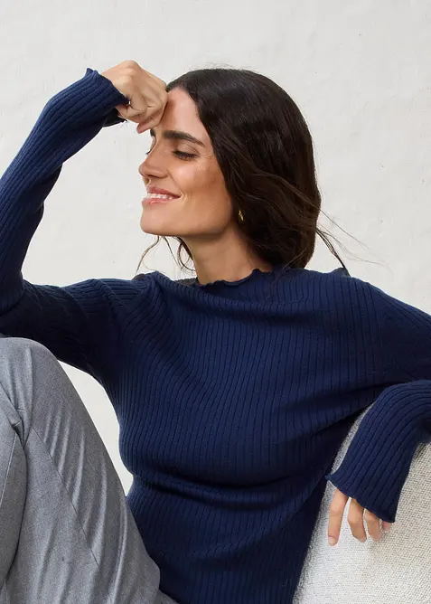 Maglione in finissima lana merino, bonprix