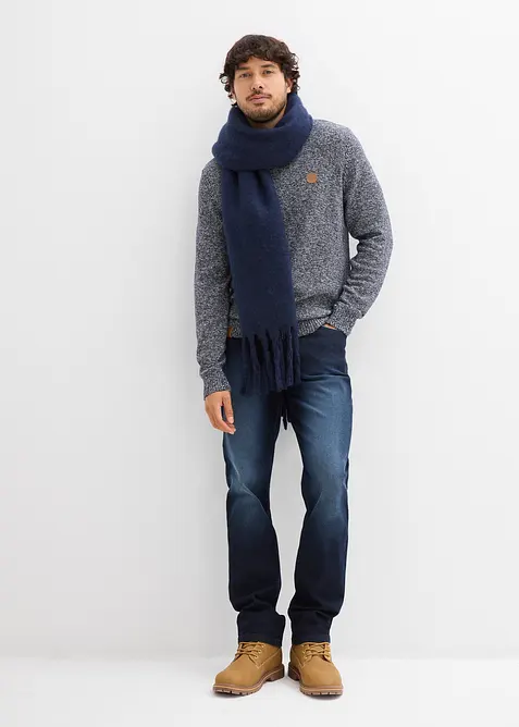 Maglione a girocollo con cotone, bonprix