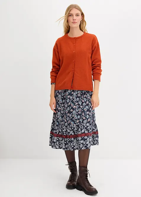 Cardigan in filato fine, bonprix