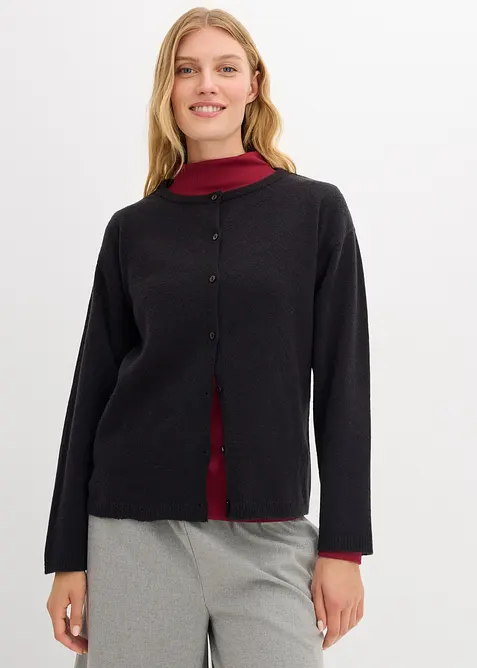 Cardigan in filato fine, bonprix
