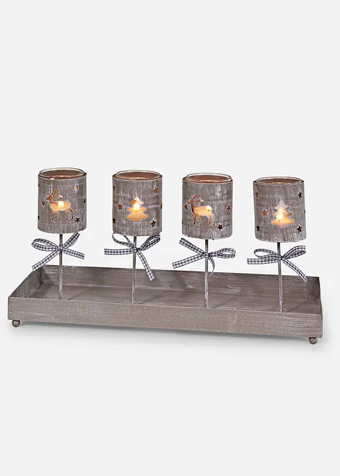 Portacandele per 4 lumini, bonprix