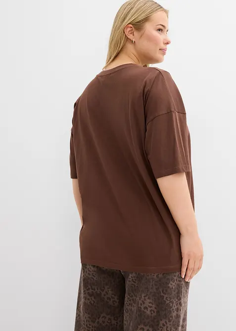 T-shirt oversize in puro cotone biologico, bonprix