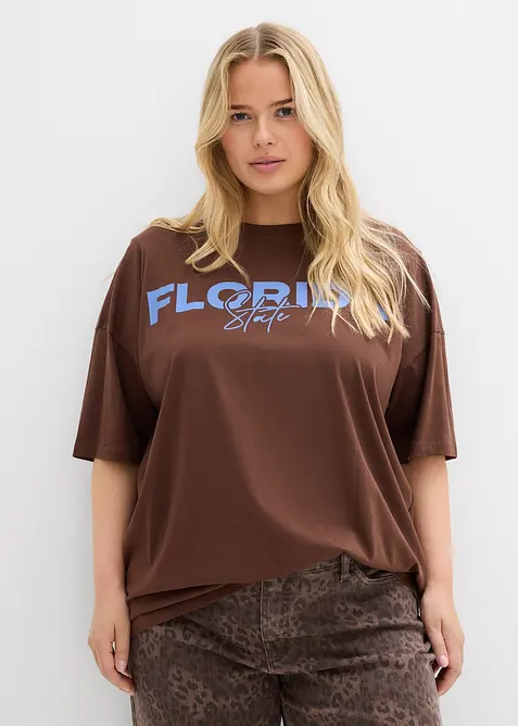 T-shirt oversize in puro cotone biologico, bonprix