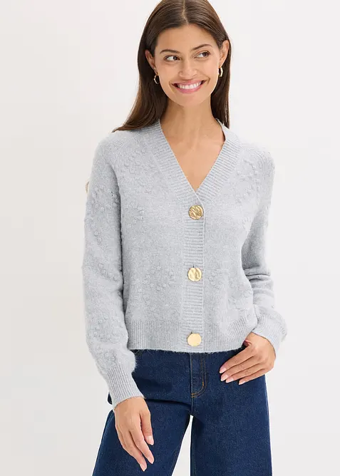 Cardigan testurizzato, bonprix