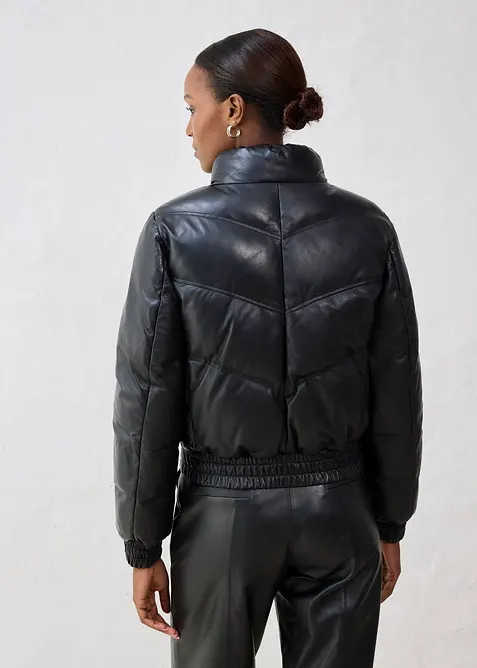 Giacca trapuntata in nappa d'agnello, bonprix