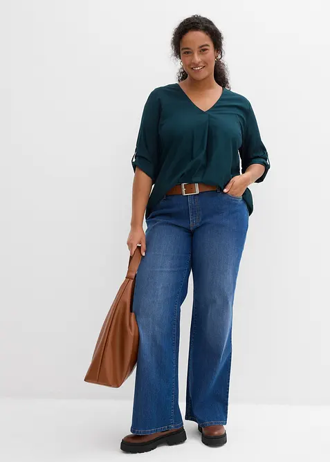 Blusa in viscosa fluente, bonprix