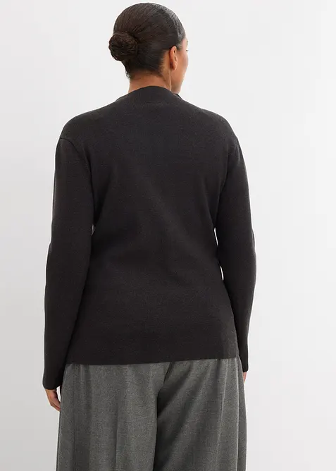 Cardigan in filato fine di misto viscosa morbido, bonprix