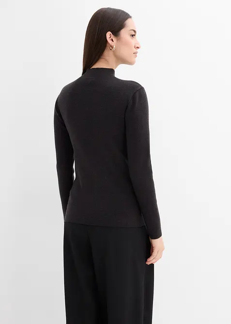 Cardigan in filato fine di misto viscosa morbido, bonprix