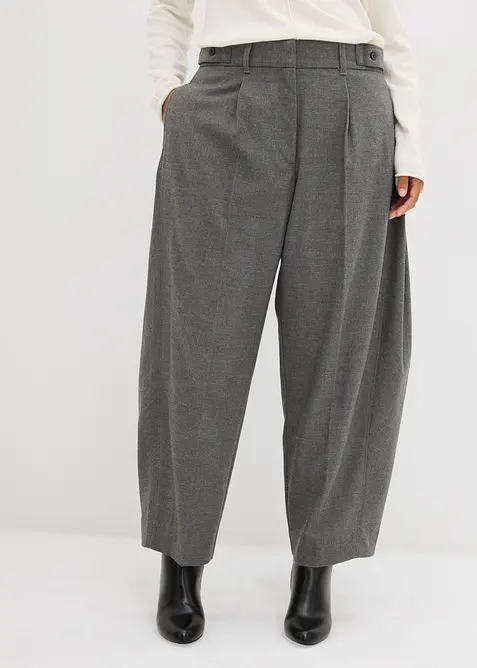 Pantaloni con cinta comoda in misto viscosa, bonprix