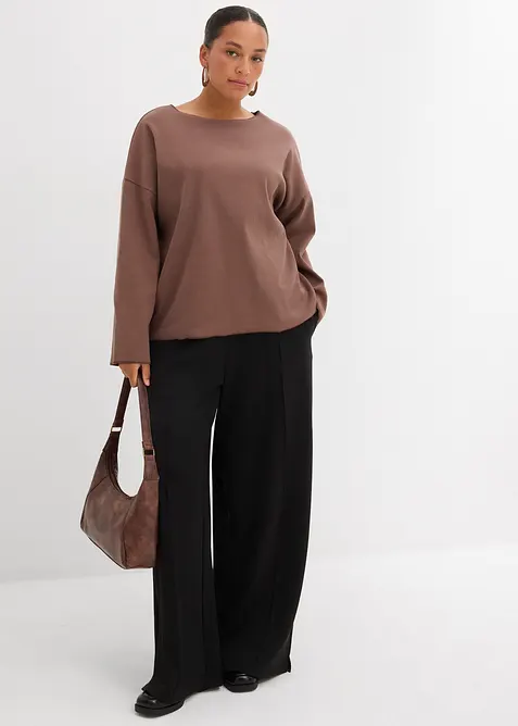 Maglia a coste a maniche lunghe, bonprix