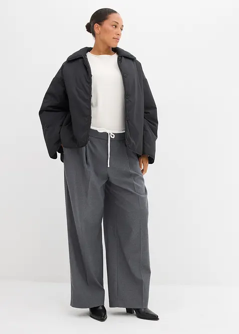 Pantaloni larghi in misto viscosa, bonprix