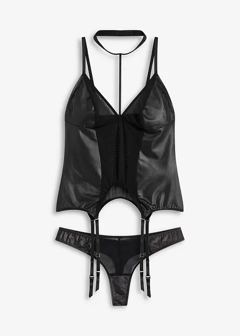 Top reggicalze e perizoma (set 2 pezzi), bonprix