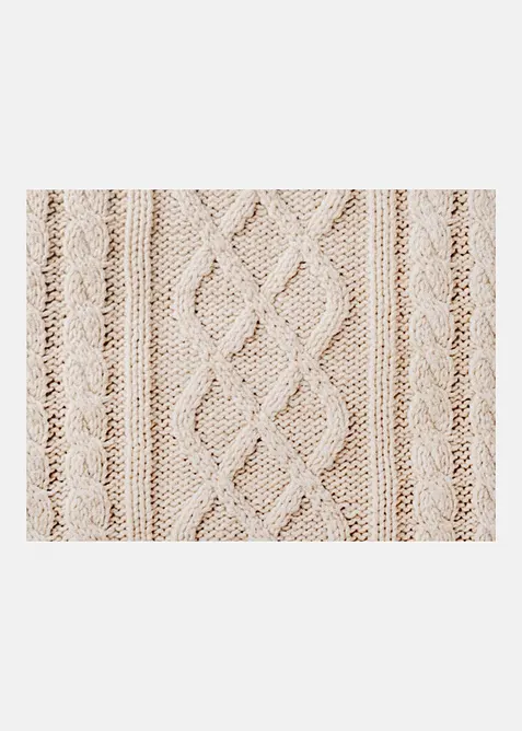 Zerbino effetto maglia, bonprix