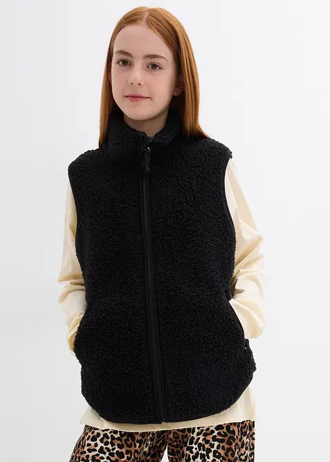 Gilet teddy, bonprix