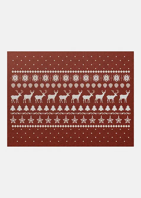 Zerbino con stampa natalizia, bonprix