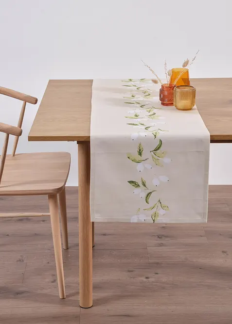 Runner da tavola in cotone biologico, bonprix