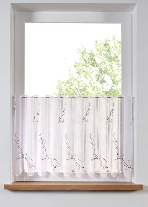 Tenda a vetro con ricami, bonprix