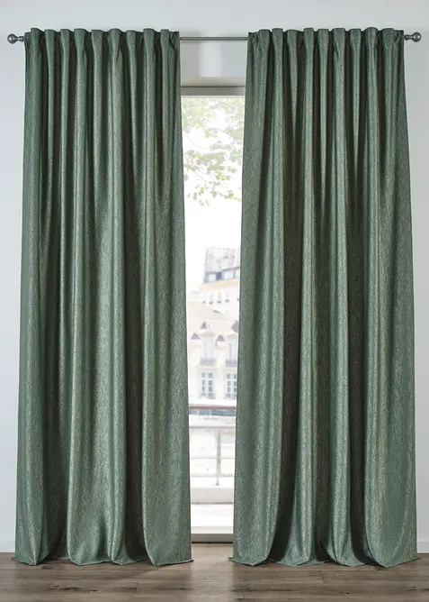 Tenda in velluto con effetto stropicciato (pacco da 1), bonprix