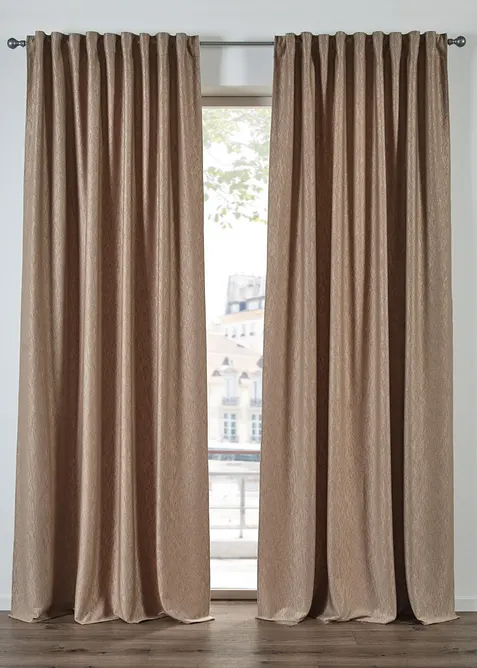 Tenda in velluto con effetto stropicciato (pacco da 1), bonprix