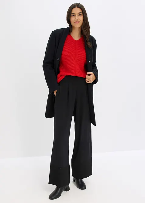 Maglione oversize in misto lana, bonprix