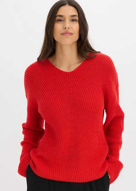 Maglione oversize in misto lana, bonprix