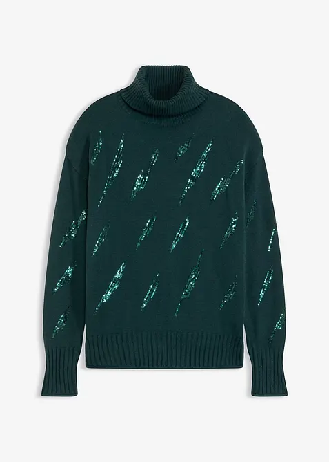 Maglione oversize in misto viscosa morbido, bonprix