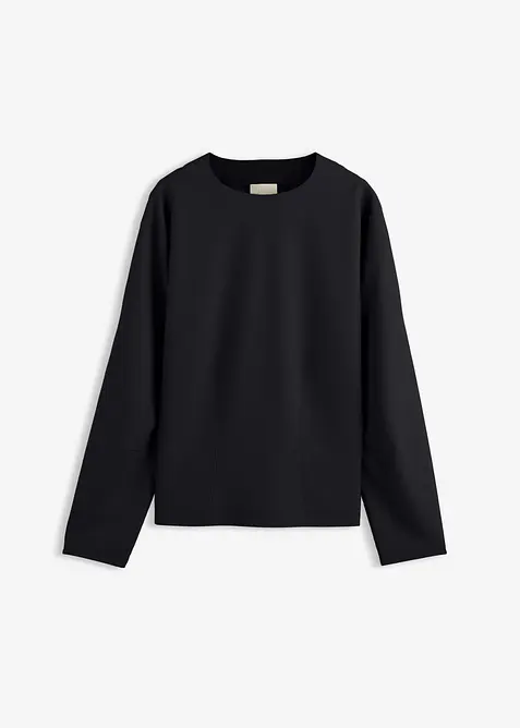 Maglia a maniche lunghe in punto di Roma, bonprix