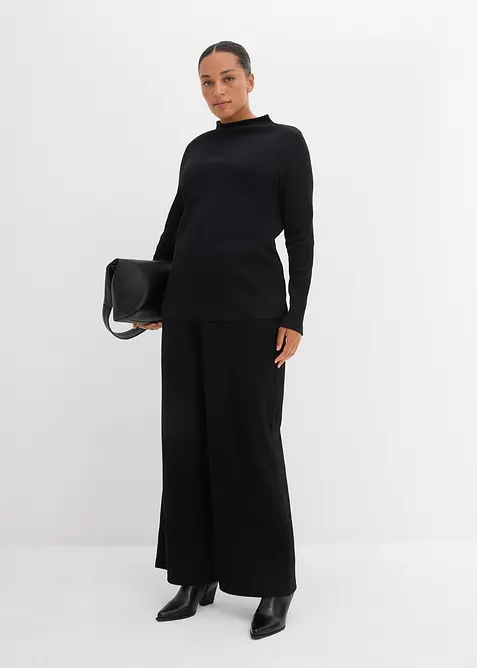 Maglia a costine a maniche lunghe, bonprix