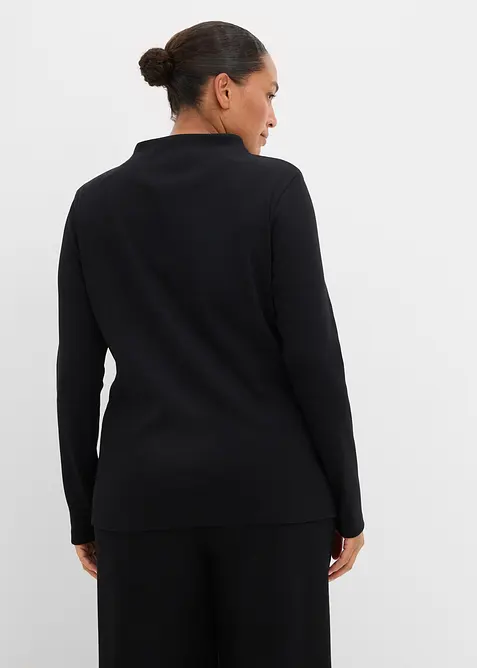 Maglia a costine a maniche lunghe, bonprix