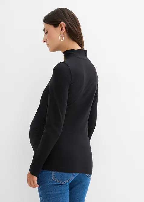 Maglia prémaman in cotone biologico elasticizzato, bonprix