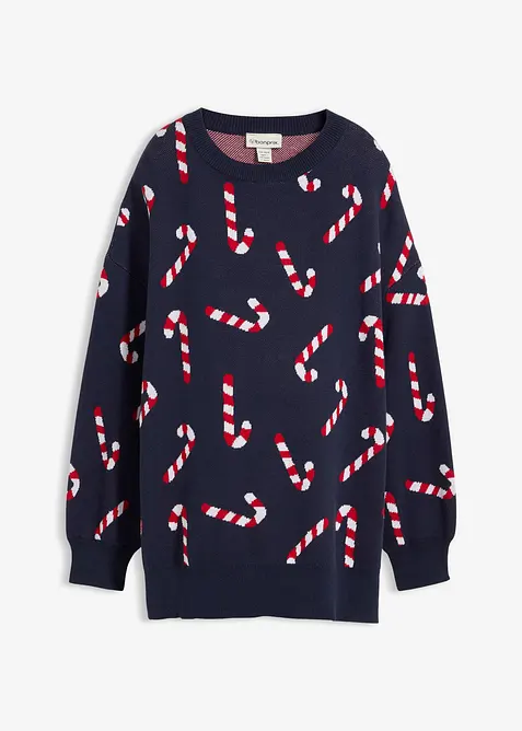 Maglione prémaman con spacchi per l'allattamento, bonprix