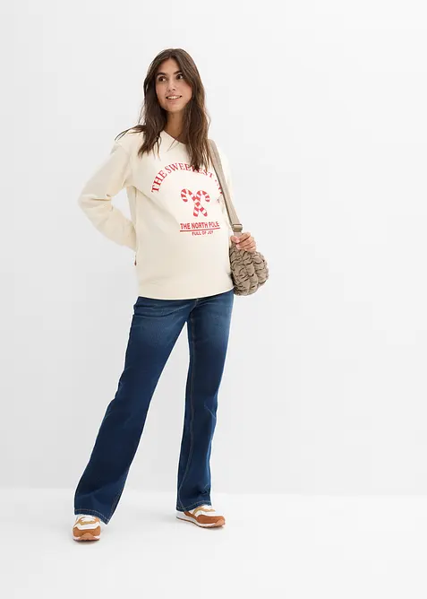 Felpa prémaman / da allattamento in morbido cotone biologico, bonprix